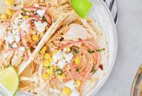 Chicken Street Tacos with Corn Tortillas