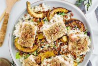 Harvest Pepita Salmon Salad with Roasted Pumpkin