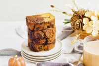 Marbled Chocolate Pumpkin Bread