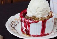 Cozy Cherry-Almond Crisp
