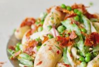 Spring Pea and Prosciutto Potato Salad