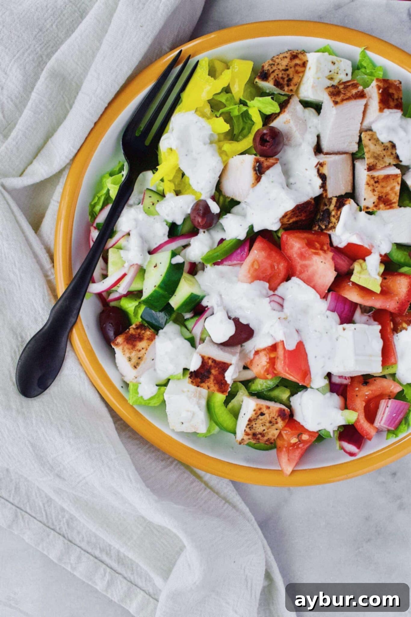 Zesty Greek Chicken Salad 1 featured 21261