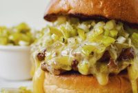Hatch Green Chile Cheeseburger