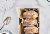 Luscious Peach Jelly Donuts