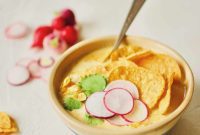 Velvety Chicken Poblano Soup