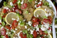 Mediterranean Lemon Orzo Chicken