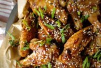 Sticky Teriyaki Chicken Wings