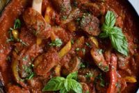 Hearty Italian Sausage and Peppers Skillet