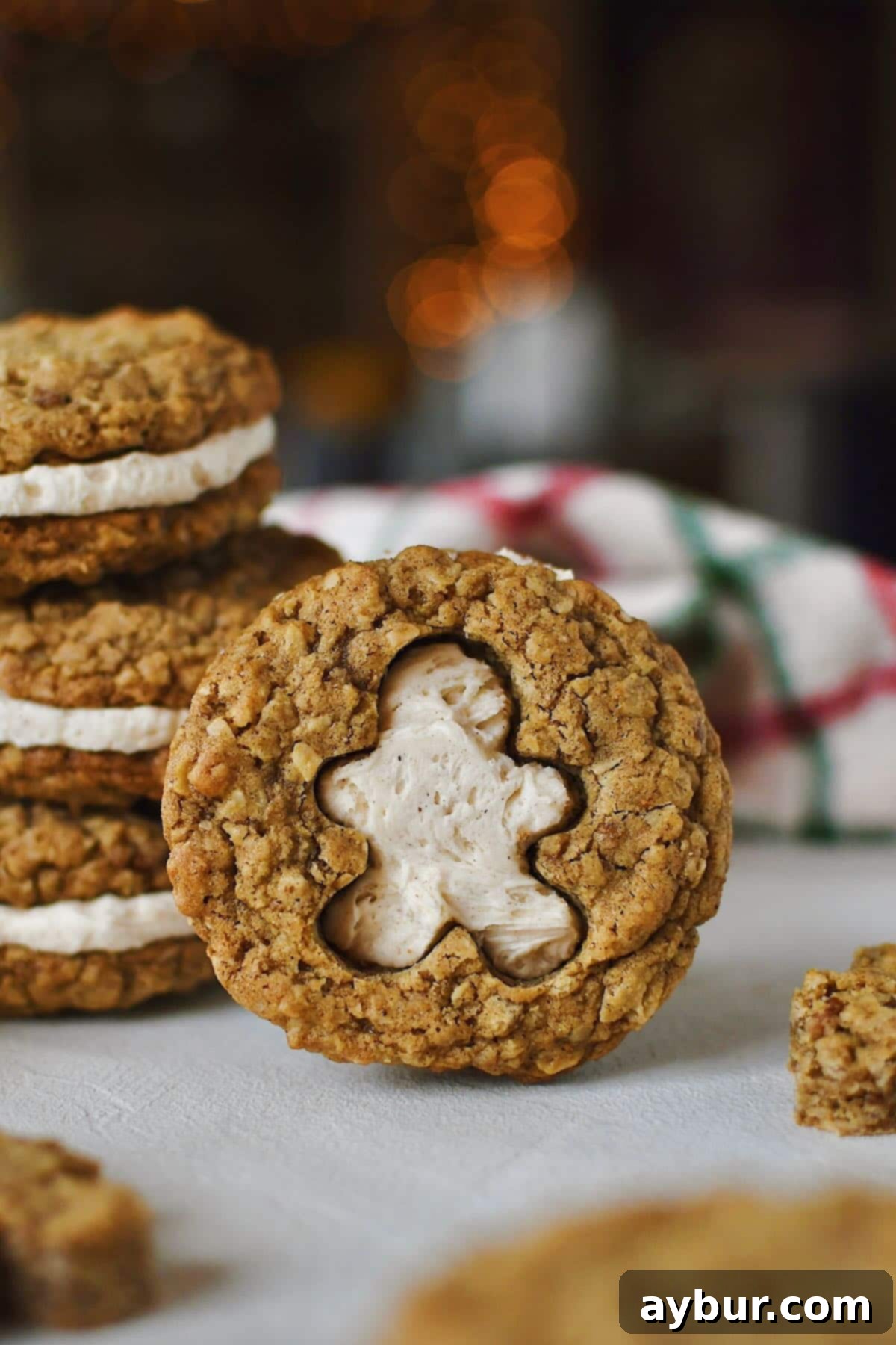 Gingerbread Oatmeal Whoopie Pies 1 featured 24988