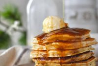 Festive Eggnog Pancakes