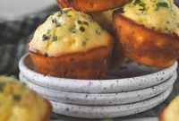 Savory Blue Cheese and Chive Cornbread Muffins