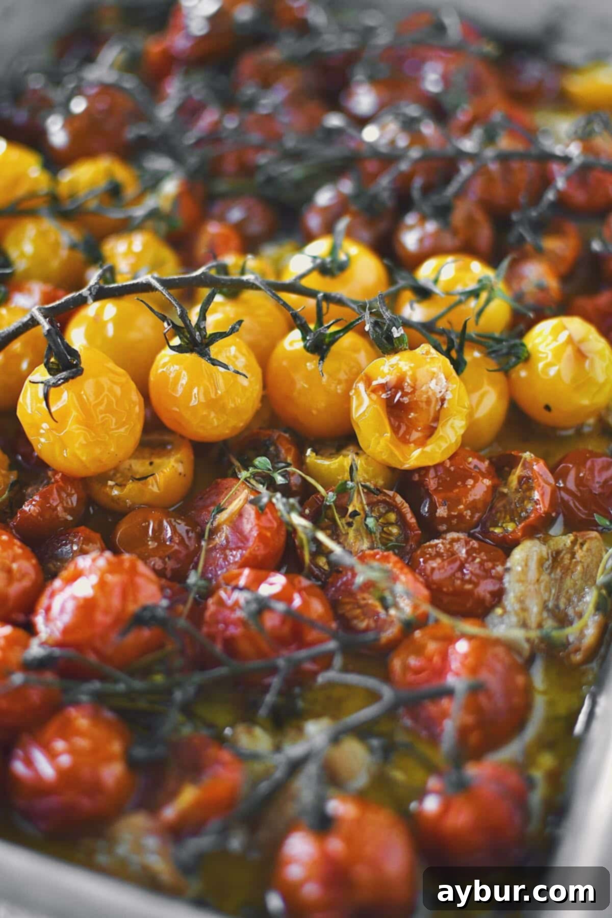 Sweet Roasted Cherry Tomatoes 1 featured 25540