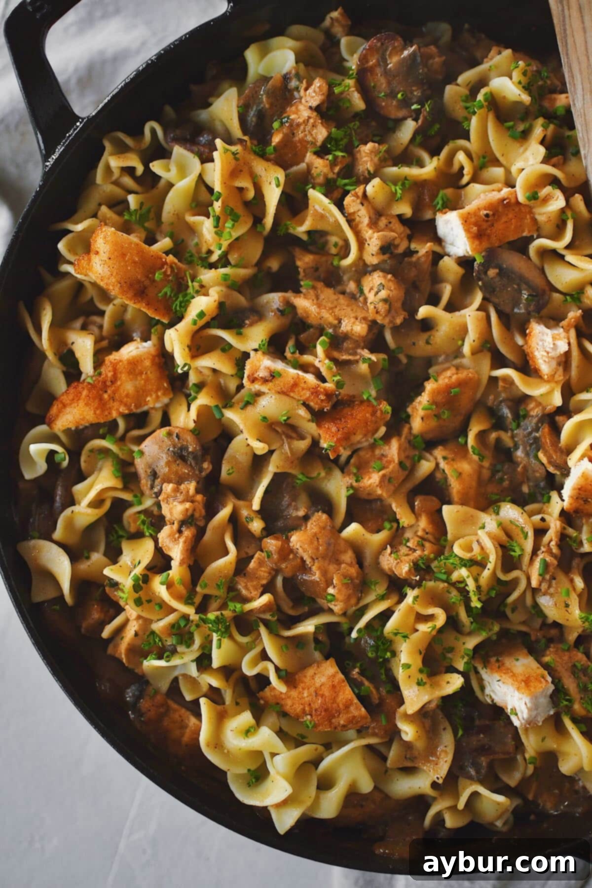 Creamy Chicken Stroganoff 1 featured 26389