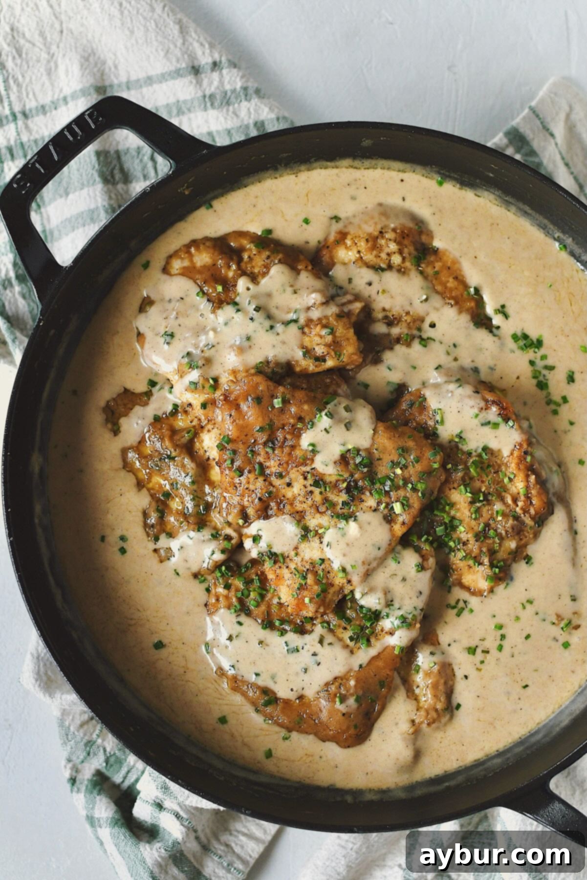 Creamy Irish Whiskey Chicken 1 featured 26409