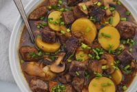 Cowboy Steak and Potato Soup