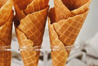 Crispy Homemade Waffle Cones