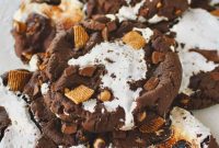 Gooey Chocolate Marshmallow Cookies