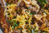 One-Pot Cheesy Beef Macaroni