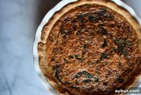 Mushroom Spinach Swiss Quiche Bliss