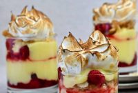 Raspberry Lemon Cream Pie Cups
