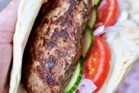 Zesty Greek Lamb Burger