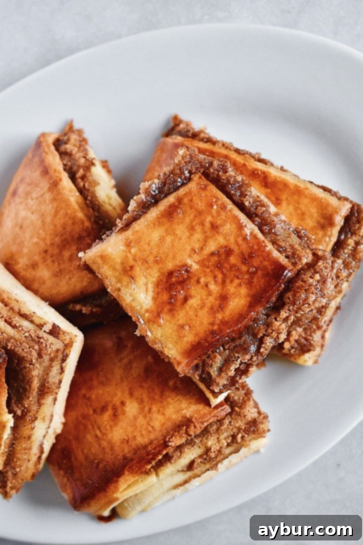 Deliciously Beautiful Cinnamon Squares for Breakfast 3 Close-up of baked Joanna Gaines Cinnamon Squares