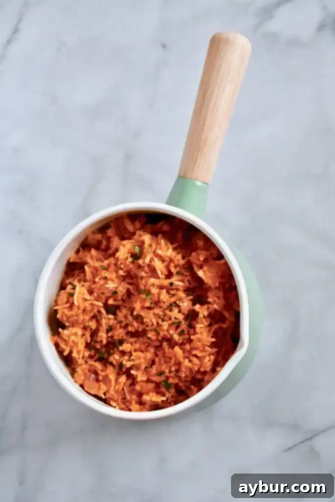 Mom's Classic Sour Cream Chicken Enchiladas and Mexican Rice 4 Mexican Rice from the Magnolia Table Cookbook Prepared by KendellKreations