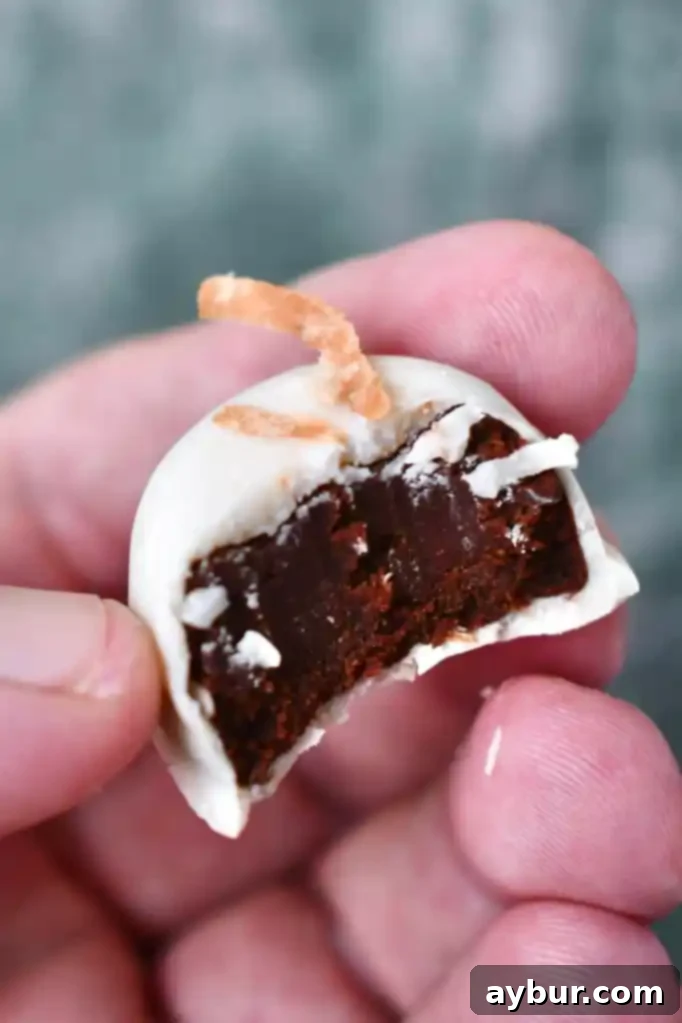 A batch of freshly made Homemade Trinidad Truffles on a tray