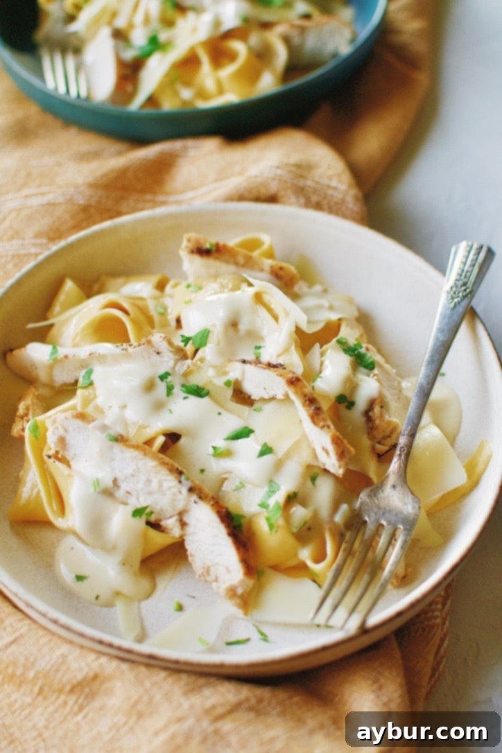 Restaurant Style Alfredo