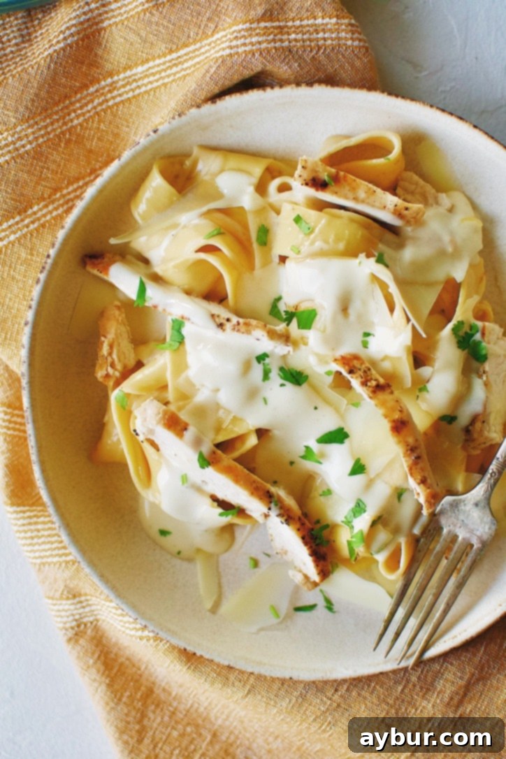 Restaurant Style Alfredo