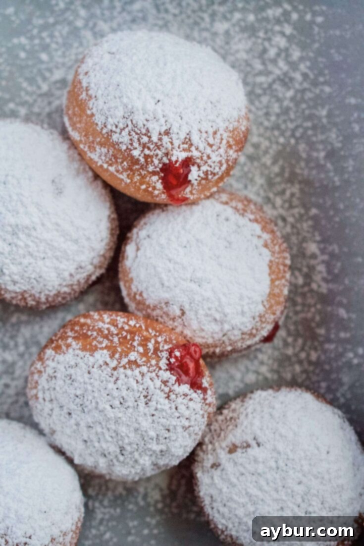 Authentic Polish Paczki Jelly Donuts