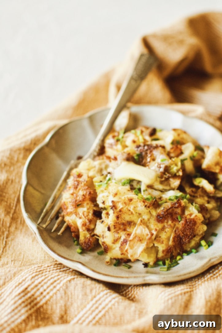 Traditional Irish Colcannon Potatoes