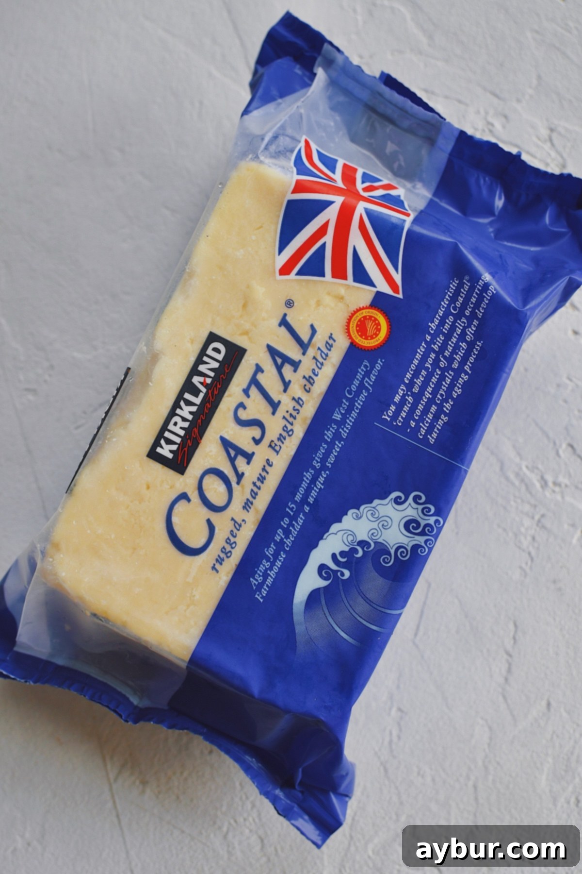 Vibrant Broccoli and Cauliflower Power Salad 4 Mature aged white cheddar from Costco that I used for this recipe.