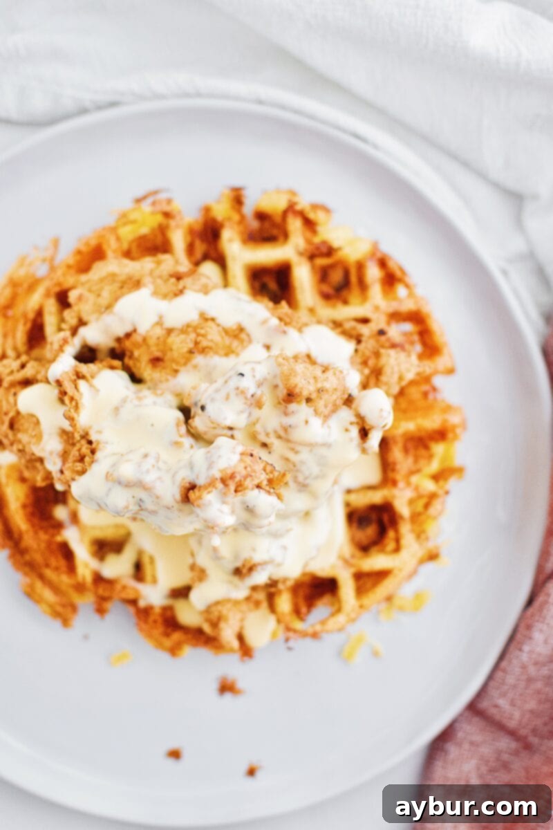 Southern Fried Chicken & Mac n' Cheese Waffles