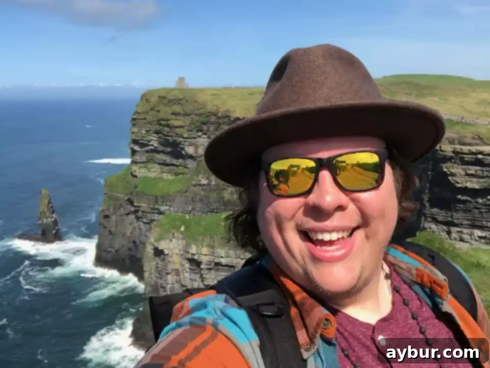 Green Festivities 2 Kendell at the Cliffs of Moher, County Clare, Ireland 2018