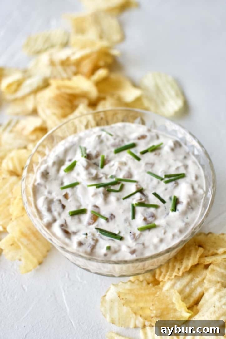 Joanna Gaines recipe for French Onion Dip from the Magnolia Table Cookbook Vol.2 and Magnolia Table with Joanna Gaines Cooking Show.
