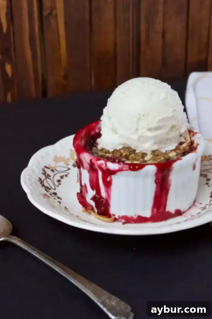 Cozy Cherry-Almond Crisp 3 Joanna Gaines Cherry Almond Crisp prepared by KendellKreations