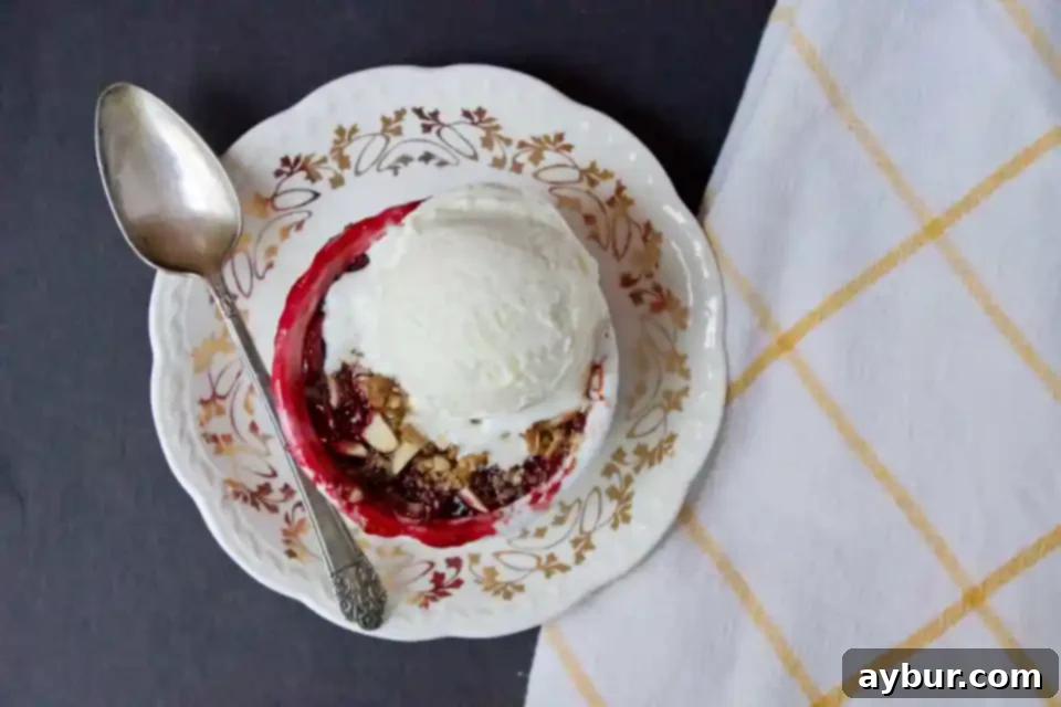 Cozy Cherry-Almond Crisp 4 Joanna Gaines Cherry Almond Crisp prepared by KendellKreations