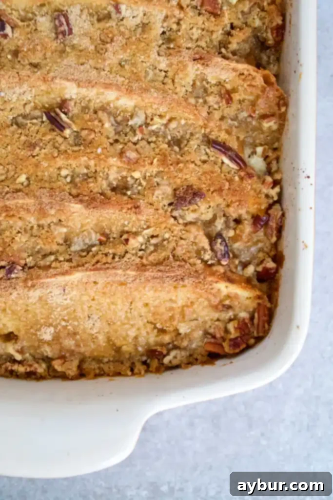 Overnight French Toast: Effortless Sunday Mornings 2 Overnight French Toast from the Magnolia Table Cookbook Prepared by KendellKreations, showcasing the baked dish ready to serve.