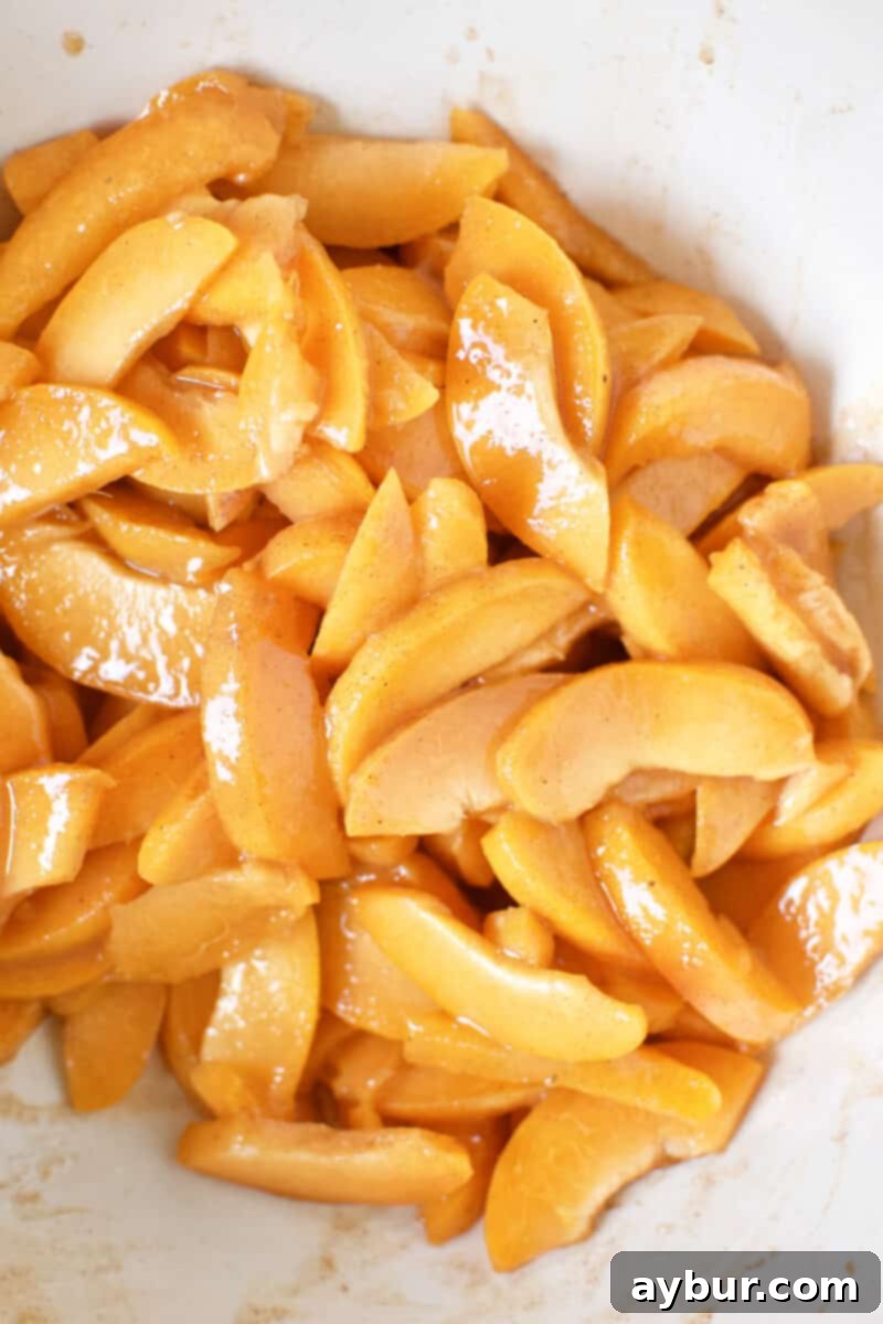 Apricot Tart 6 Fresh apricots sliced and placed in a large bowl, seasoned with spices, sugar, and cornstarch. All tossed together and ready to make pie with.