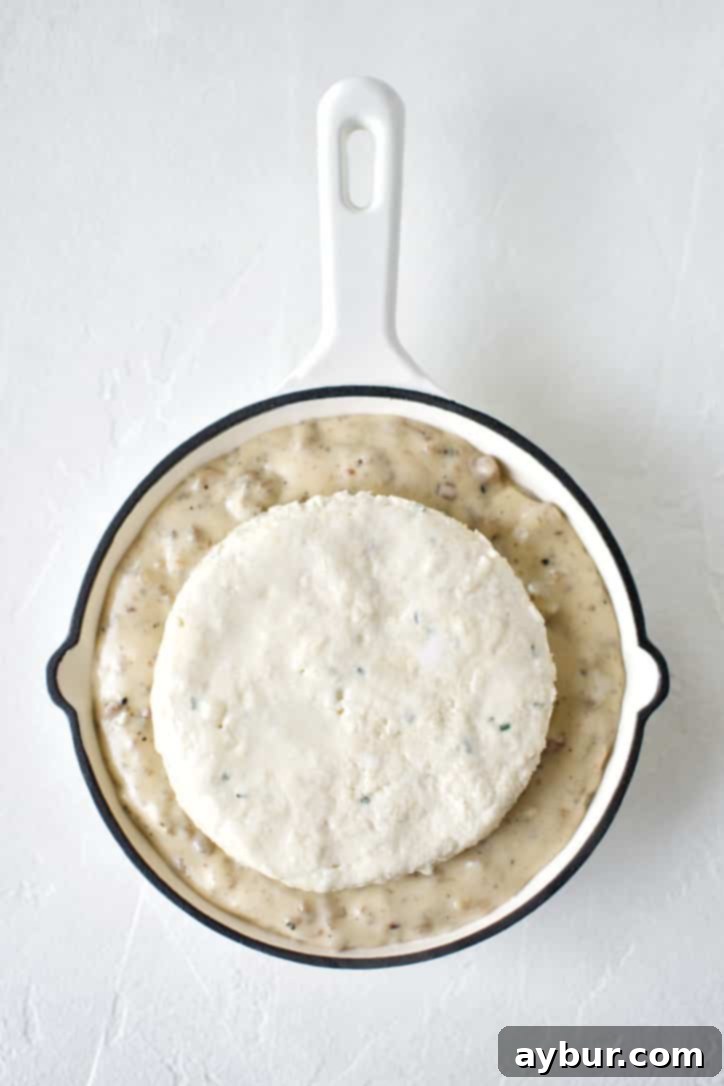 Sunrise Pie 10 A fully assembled pie ready to go in the oven.