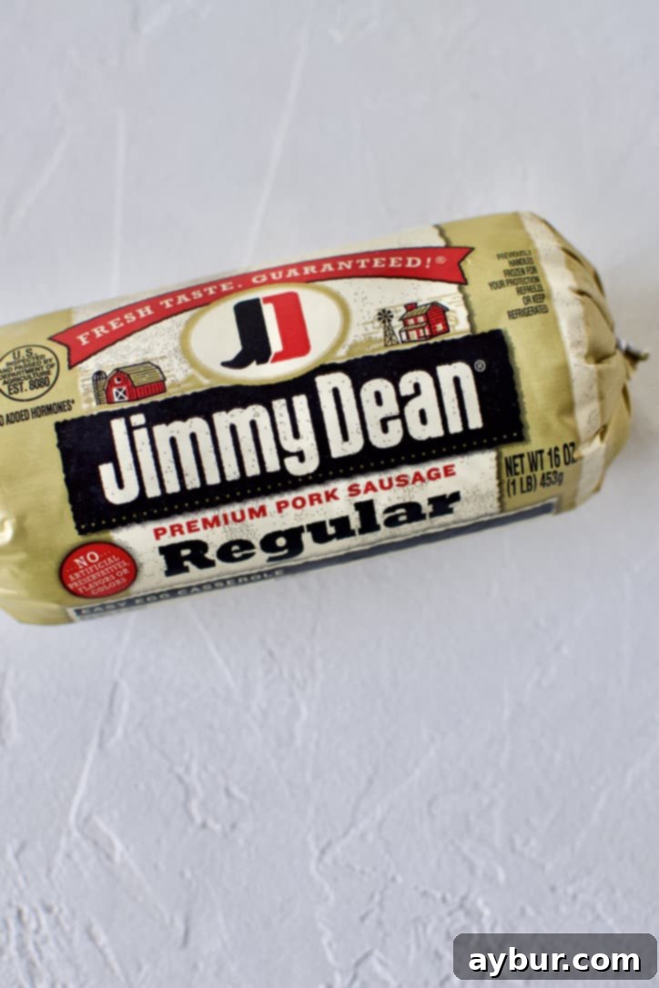 Sunrise Pie 5 Pork breakfast sausage in original package.