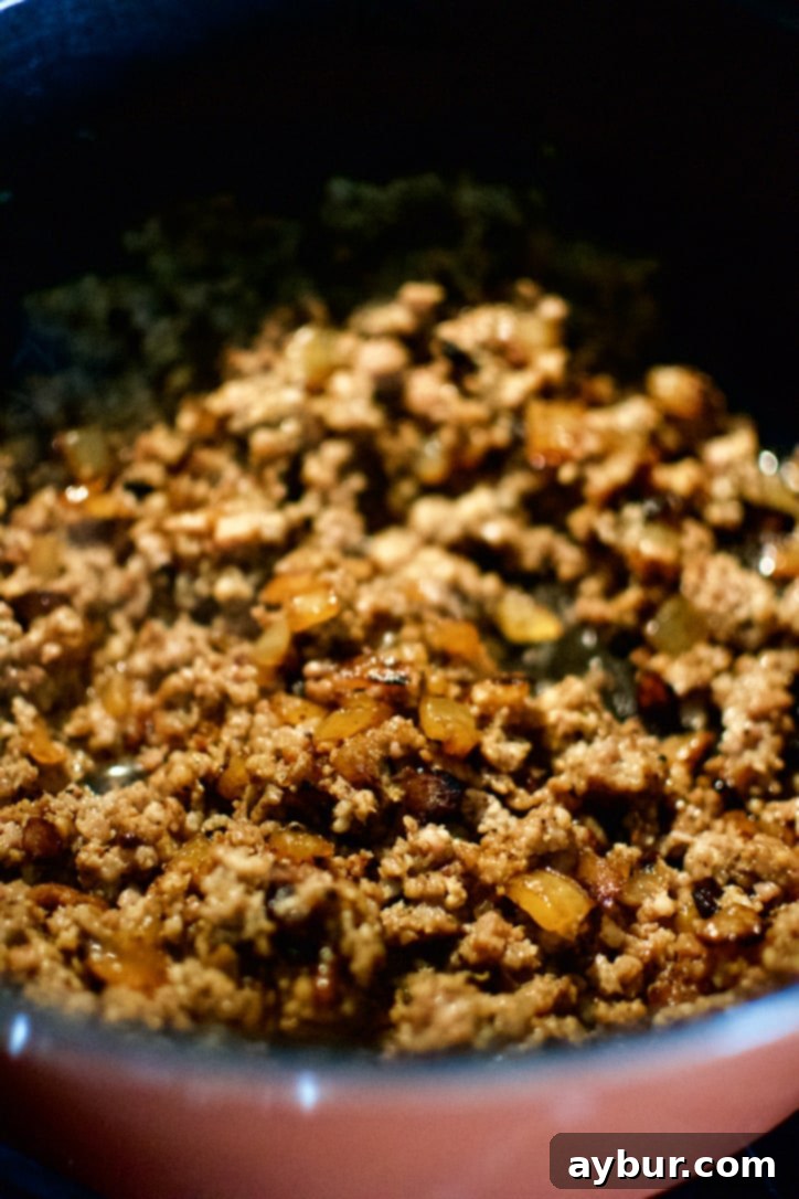 Sunrise Pie 8 Pancetta onion gravy just before adding the milk.