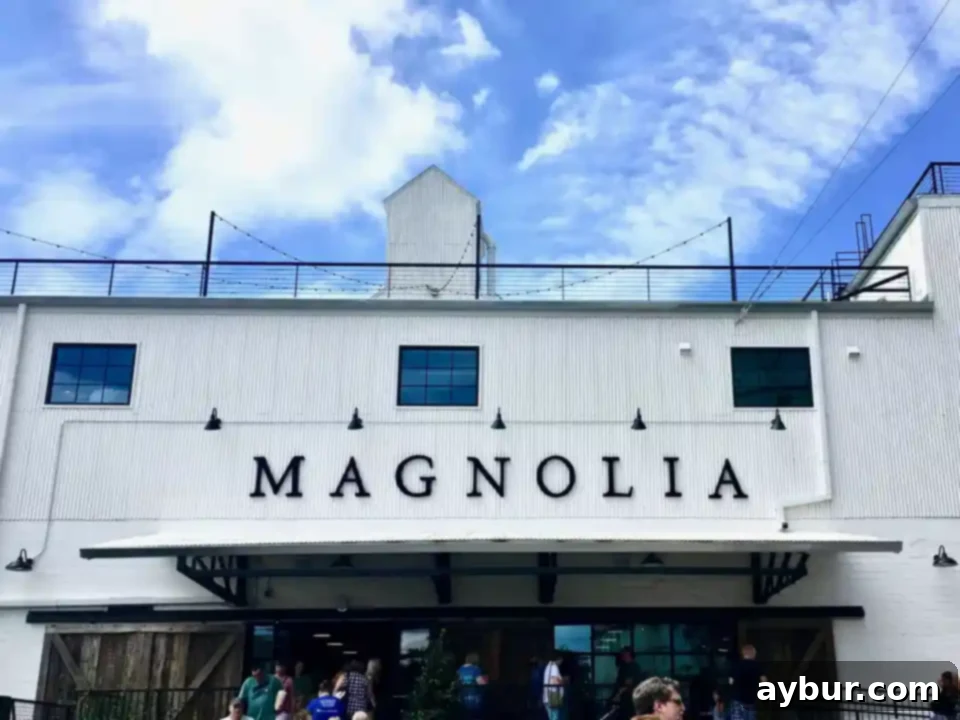 Magnolia Table Cookbook My Full Review 3 The entrance to magnoila market in waco tx