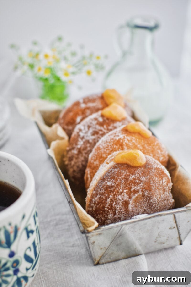 Luscious Peach Jelly Donuts 2 Peach Jelly Donuts