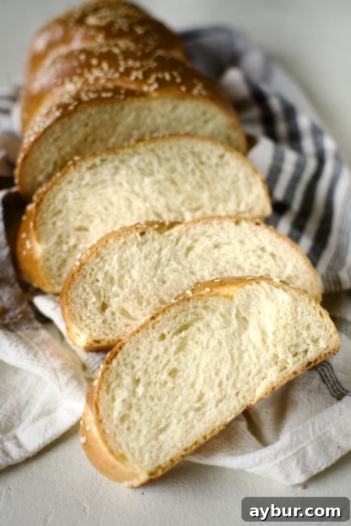 Hand-Braided Bread 4 Joanna Gaines Braided Loaf prepared by KendellKreations.com - side view of the baked bread