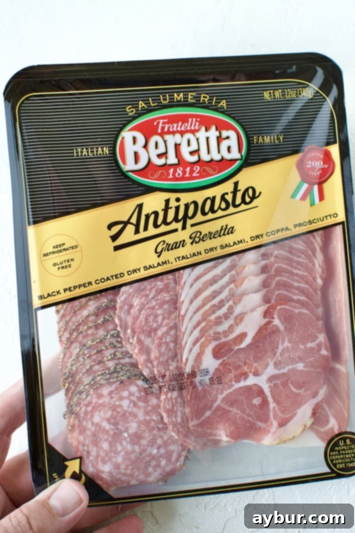 A pack of premium dry salami, the main meat for this Italian Subs Recipe.