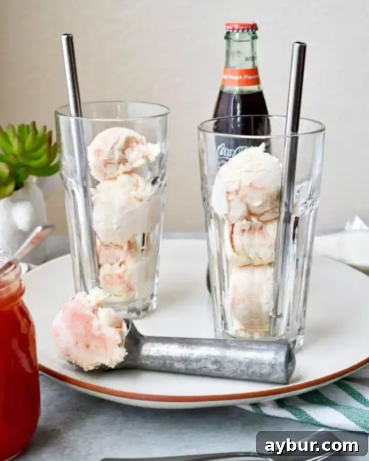 Creamy Fizz Delight 4 Ingredients for Peach Jam Ice Cream laid out on a table