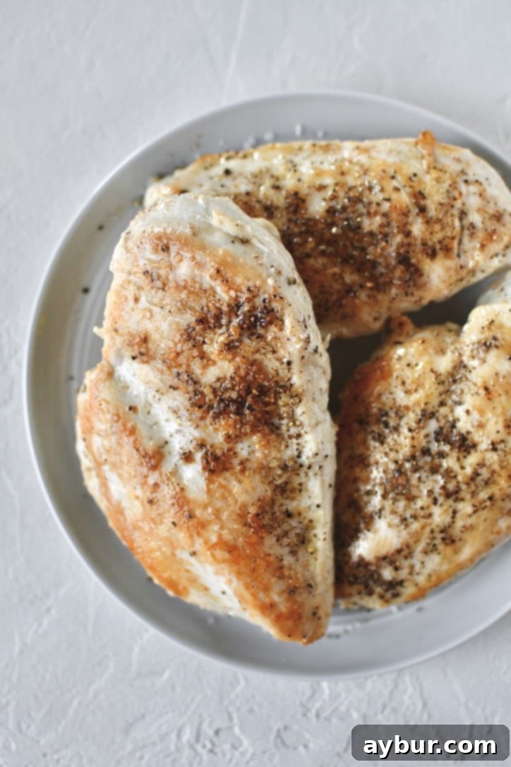 Golden Chicken Mash Bake 4 Seared chicken breasts for the chicken shepherds pie, golden brown on the outside.