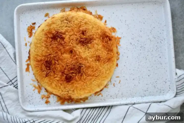 Crispy Tahdig Rice Attempt 2